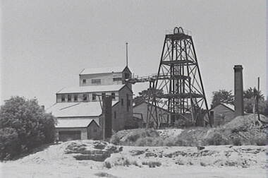 Negative - Mine - Buildings - Poppethead - Sand Hills - Rocks, Allan Doney, 1950 -1970