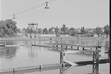 Negative - Bendigo Baths, Allan Doney, 1950 -1970