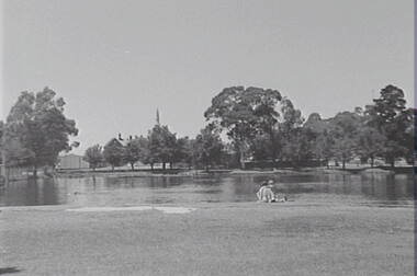 Negative - Bendigo Baths - Camp Hill School Bendigo, Allan Doney, 1950 -1970