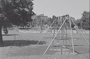 Negative - Olympic Swimming Pool - Playground Equipment, Allan Doney, 1950 -1970