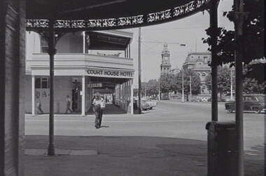 Negative - Pall Mall - Court House Hotel - Law Courts Bendigo - Post Office, Allan Doney, 1950 -1970