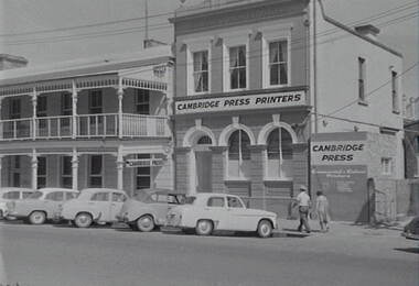 Negative - Hargreaves Street Bendigo - Cambridge Press - Metropolitan Hotel, Allan Doney, 1950 -1970