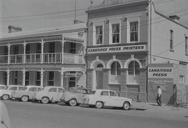 Negative - Hargreaves Street Bendigo - Cambridge Press - Metropolitan Hotel, Allan Doney, 1950 -1970