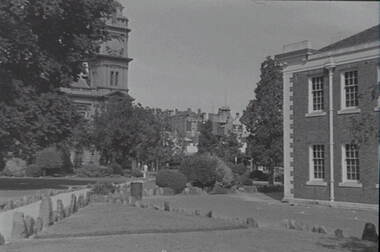 Negative - Town Hall Gardens - State Public Offices, Allan Doney, 1950 -1970
