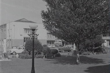Negative - Town Hall Gardens - Statues - Children’s Library - Civic Buildings, Allan Doney, 1950 -1970
