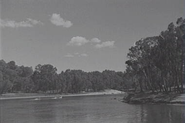 Negative - River - Water skiing, Allan Doney, 1950 -1970