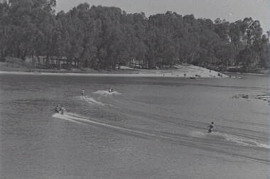 Negative - River - Water skiing, Allan Doney, 1950 -1970