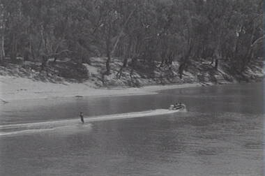 Negative - River - Water skiing, Allan Doney, 1950 -1970
