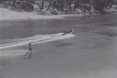 Negative - River - Water skiing, Allan Doney, 1950 -1970