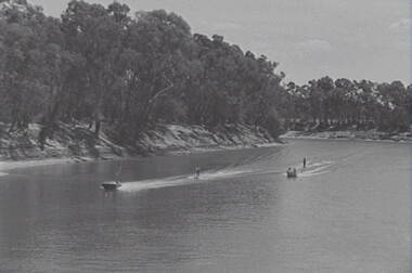 Negative - River - Water skiing, Allan Doney, 1950 -1970