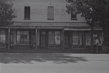 Negative - High Street Bendigo - Businesses - Upholsters, Allan Doney, 1950 -1970