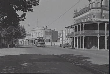 Negative - High Street Bendigo - YWCA, Allan Doney, 1950 -1970