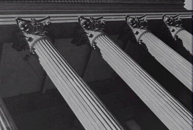 Negative - Masonic Hall Bendigo - Columns, Allan Doney, 1950 -1970