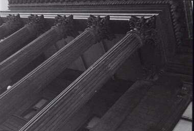 Negative - Masonic Hall Bendigo - Columns, Allan Doney, 1950 -1970