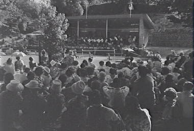 Negative - Rosalind Park Bendigo - Sound Shell - Music for the People Bendigo, Allan Doney, 1950 -1970