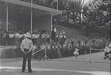 Negative - Rosalind Park Bendigo - Sound Shell - Music for the People Bendigo, Allan Doney, 1950 -1970