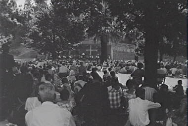 Negative - Rosalind Park Bendigo - Sound Shell - Music for the People Bendigo, Allan Doney, 1950 -1970