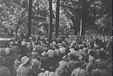 Negative - Rosalind Park Bendigo - Sound Shell - Music for the People Bendigo, Allan Doney, 1950 -1970