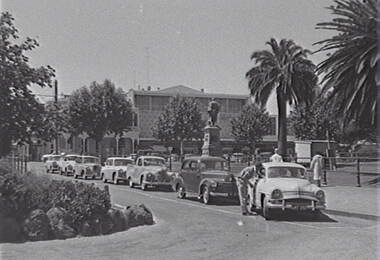 Negative - Williamson Street Bendigo- RSL Gardens, Allan Doney, 1950 -1970