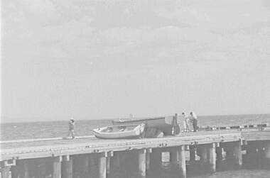 Negative - Beach - Pier - Boats, Allan Doney, 1950 -1970