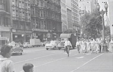 Negative - City Street Bendigo - Howey Court, Allan Doney, 1950 -1970