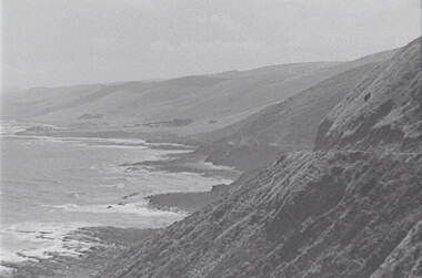 Negative - Ocean Road - Cliff Face, Allan Doney, 1950 -1970