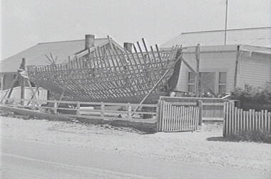 Negative - Houses - Boat Construction, Allan Doney, 1950 -1970