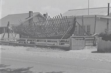Negative - Houses - Boat Construction, Allan Doney, 1950 -1970