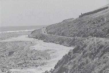 Negative - Ocean Road - Cliff Face, Allan Doney, 1950 -1970