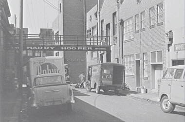 Negative - Street Bendigo - Harry Hooper Stores - Coles, Allan Doney, 1950 -1970