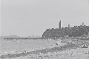 Negative - Beach - Pier - Lighthouse, Allan Doney, 1950 -1970