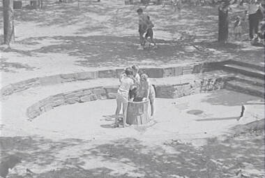 Negative - Drinking Water Pump - People, Allan Doney, 1950 -1970
