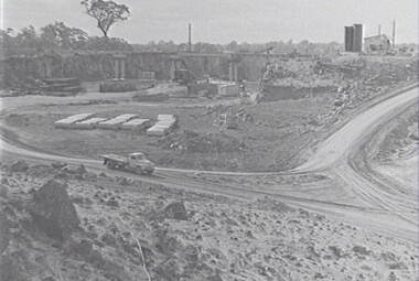 Negative - Eppalock - Reservoir - Construction Work, Allan Doney, 1950 -1970