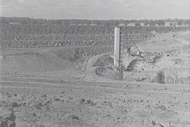 Negative - Eppalock - Reservoir - Construction Work, Allan Doney, 1950 -1970
