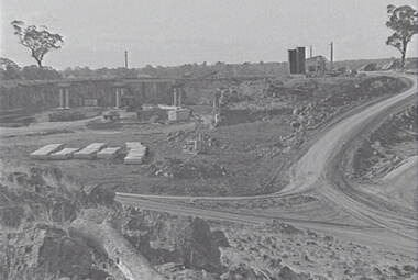 Negative - Eppalock - Reservoir - Construction Work, Allan Doney, 1950 -1970