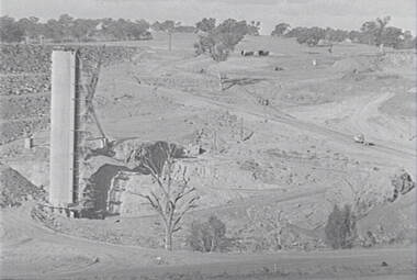 Negative - Eppalock - Reservoir - Construction Work, Allan Doney, 1950 -1970