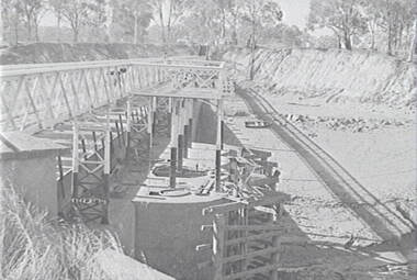 Negative - Laanecoorie - Reservoir - Construction Work, Allan Doney, 1950 -1970
