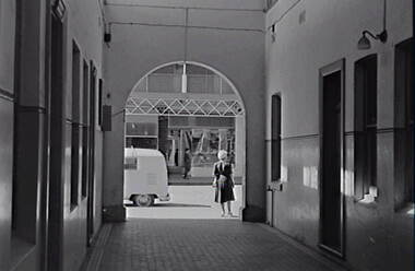 Negative - Kyabram - Albion Hotel Doorway - Mrs Doney, Allan Doney, 1950 -1970