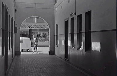 Negative - Kyabram - Albion Hotel Doorway - Mrs Doney, Allan Doney, 1950 -1970