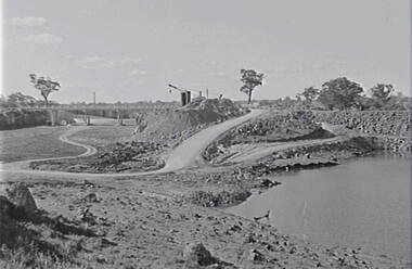 Negative - Lake Eppalock - Construction Work, Allan Doney, 1950 -1970