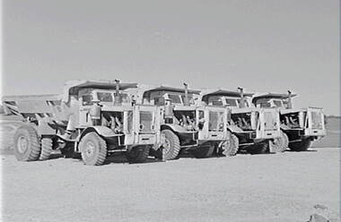 Negative - Lake Eppalock - Construction Work - Trucks, Allan Doney, 1950 -1970