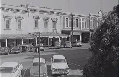 Negative - View Street Bendigo - Art Gallery Steps - Buildings, Allan Doney, 1950 -1970
