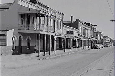 Negative - Eaglehawk - Street - Businesses - Electrical Contractor, Allan Doney, 1950 -1970