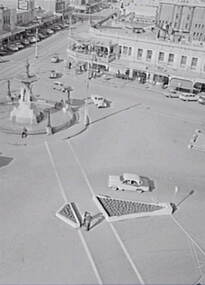 Negative - Alexandra Fountain Bendigo - Mitchell Street Bendigo - City Club Hotel, Allan Doney, 1950 -1970