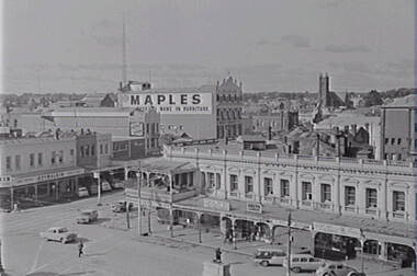 Negative - Charing Cross - City Club Hotel - Mitchell Street Bendigo, Allan Doney, 1950 -1970