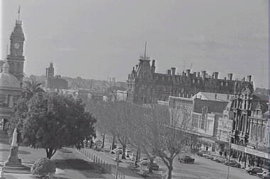 Negative - Pall Mall Bendigo - Queen Victoria Gardens - Shamrock Hotel Bendigo, Allan Doney, 1950 -1970
