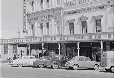 Negative - Ballarat - Businesses - Harry Davies - Furniture, Allan Doney, 1950 -1970