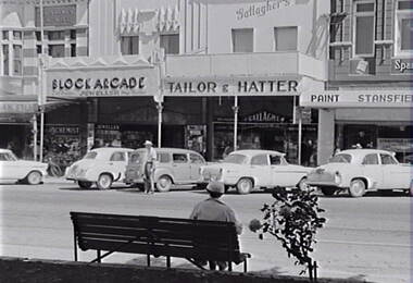 Negative - Ballarat - Street - Block Arcade - Gallagher’s, Allan Doney, 1950 -1970