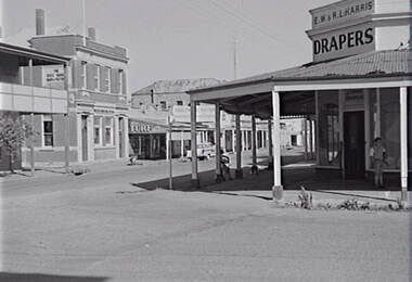 Negative - Inglewood - Street - Harris Drapers - State Savings Bank, Allan Doney, 1950 -1970