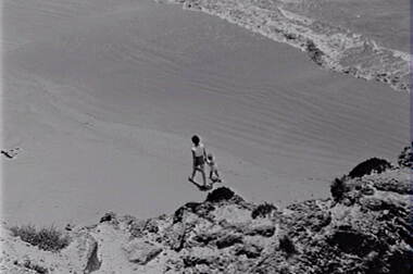 Negative - Point Lonsdale - Beach - People - Rocks, Allan Doney, 1950 -1970